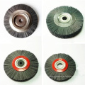 D100-250  Brass Plated Iron Wire Wheel Brush For Lighter and Less Continuous Surface Treatment